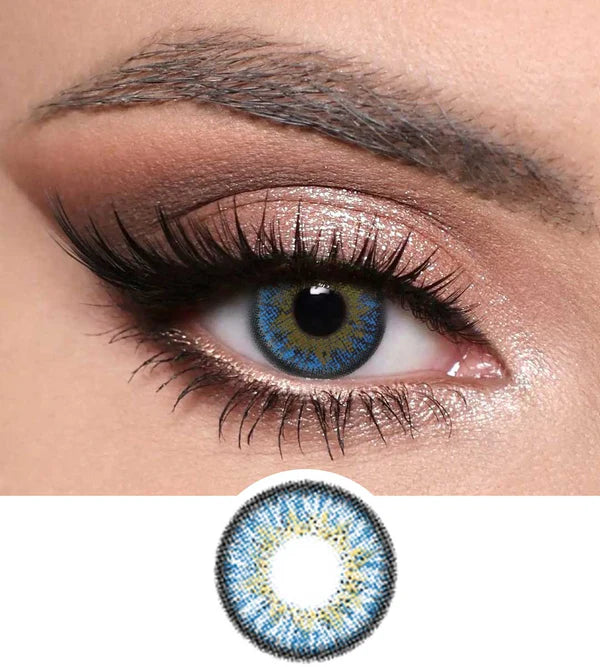 OPTIANO LENS COLOUR AQUA BLUE