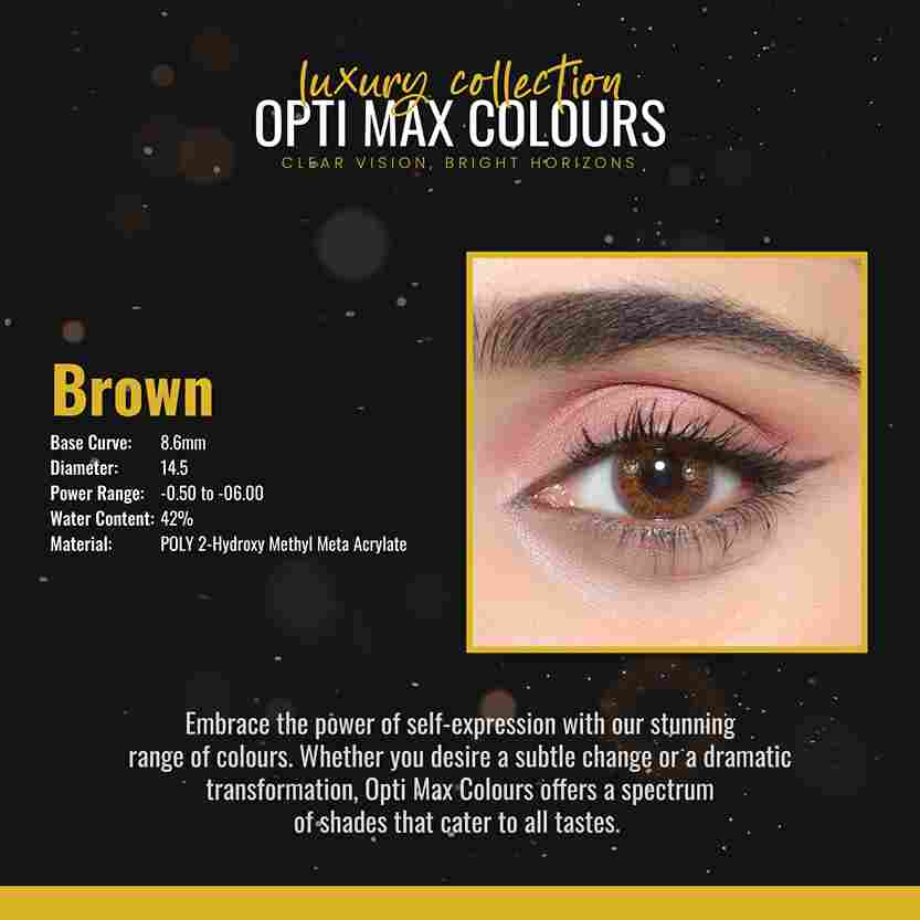 OPTIMAX LENS COLOUR BROWN