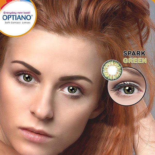 OPTIANO LENS COLOUR SPARK GREEN