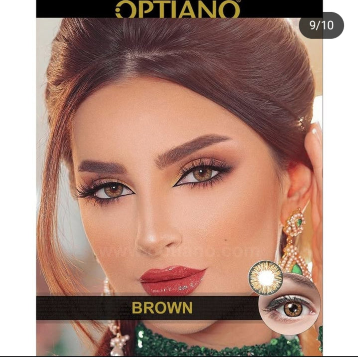 OPTIANO LENS CLOLUR BROWN