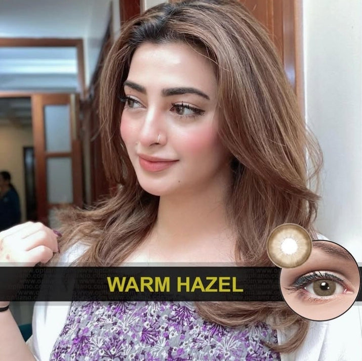 OPTIANO LENS COLOUR WARM HAZEL