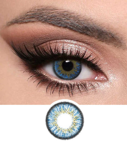 OPTIANO LENS COLOUR AQUA BLUE