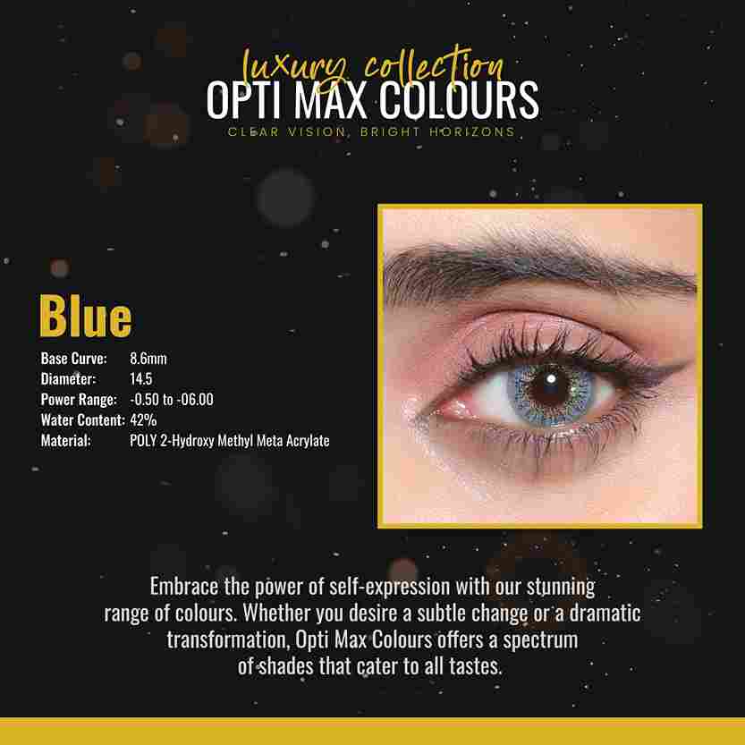 OPTIMAX LENS COLOUR BLUE