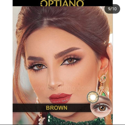 OPTIANO LENS CLOLUR BROWN