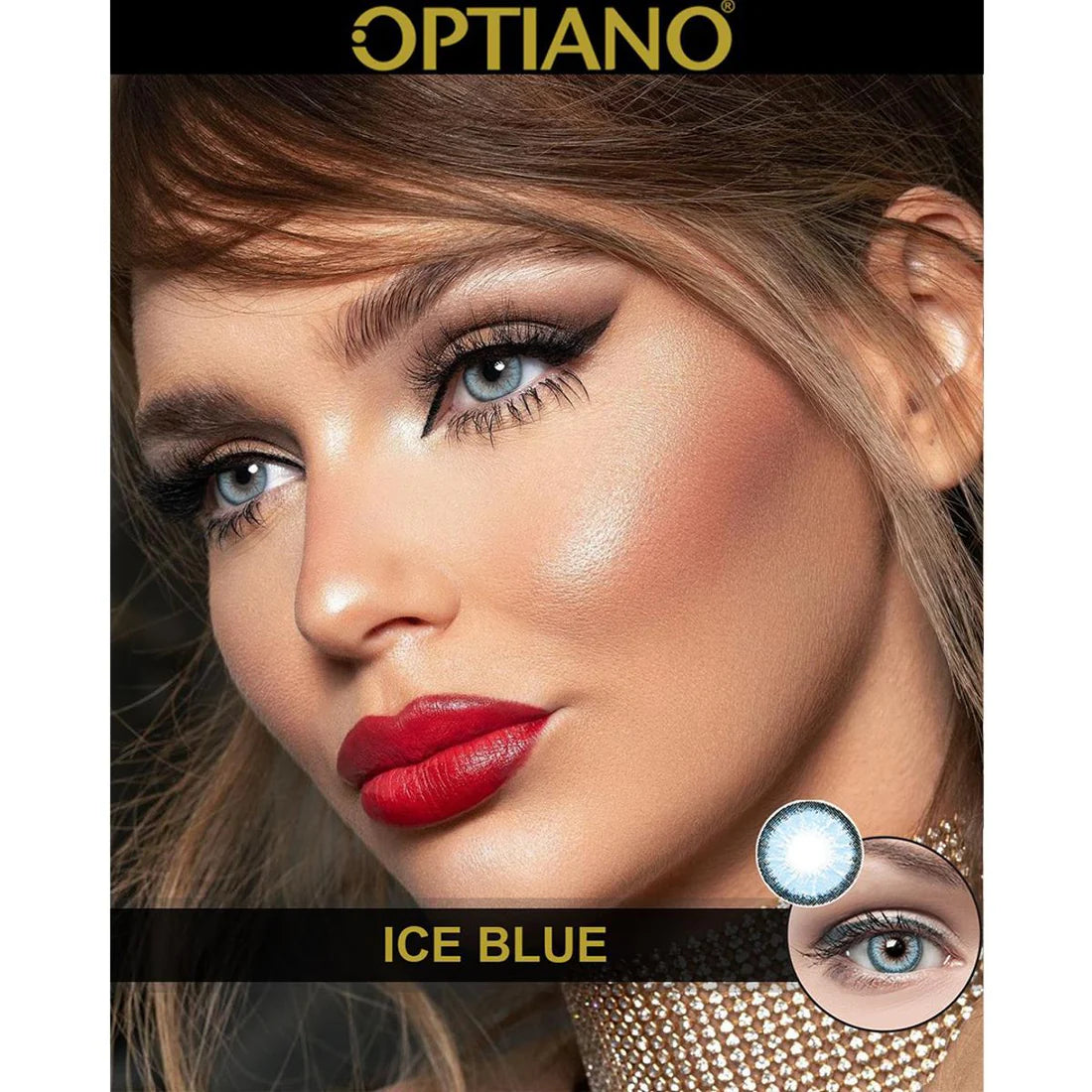 OPTIANO LENS COLOUR ICE BULE